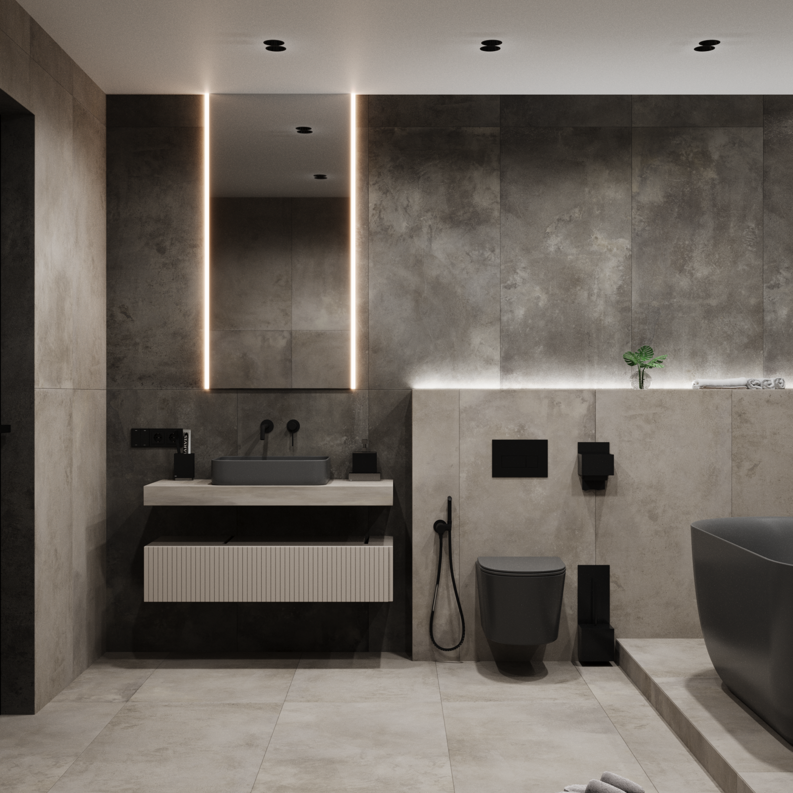 Спокойный лофт